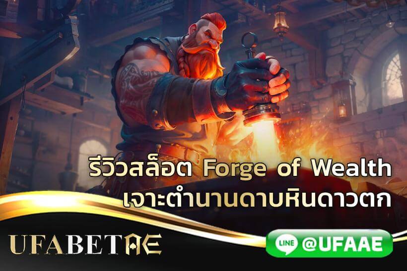 รีวิวสล็อต Forge of Wealth เจาะตำนานดาบหินดาวตก