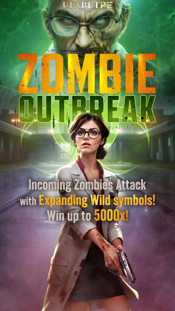 รีวิวสล็อต Zombie Outbreak สล็อต PG แตกง่าย ปกเกม