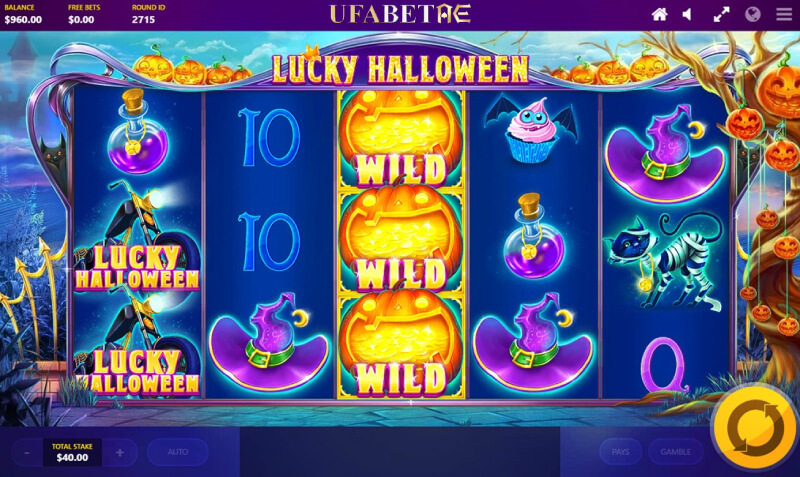 รีวิวสล็อต Lucky Halloween  ทางเข้าคาสิโน เกมหลัก