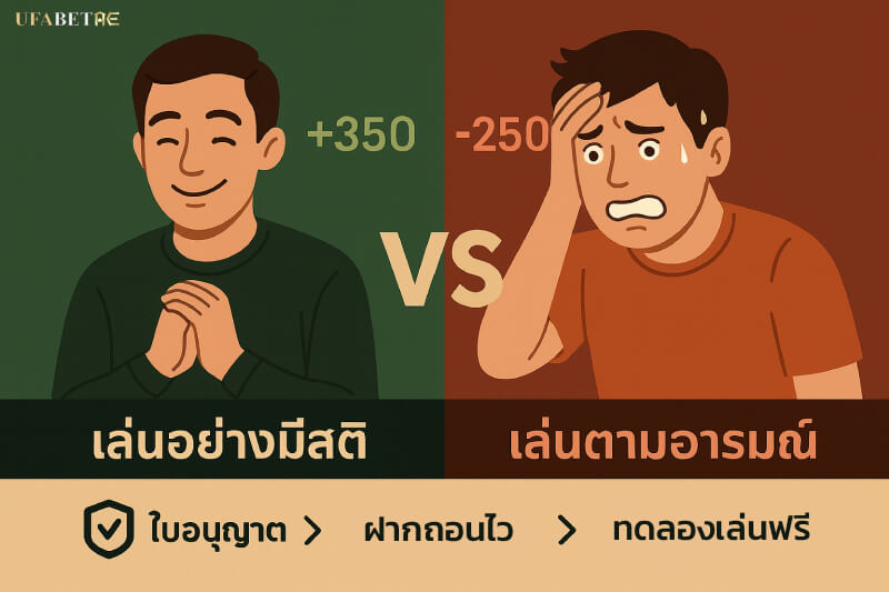 เปรียบเทียบการเล่นรูเล็ตออนไลน์อย่างมีสติ กับการเล่นตามอารมณ์ เคล็ดลับรูเล็ต