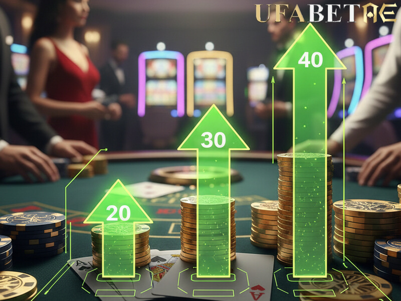 กลยุทธ์การบริหารเงินและเพิ่มกำไรในแบล็คแจ็ค ชิปเดิมพันที่เพิ่มขึ้น